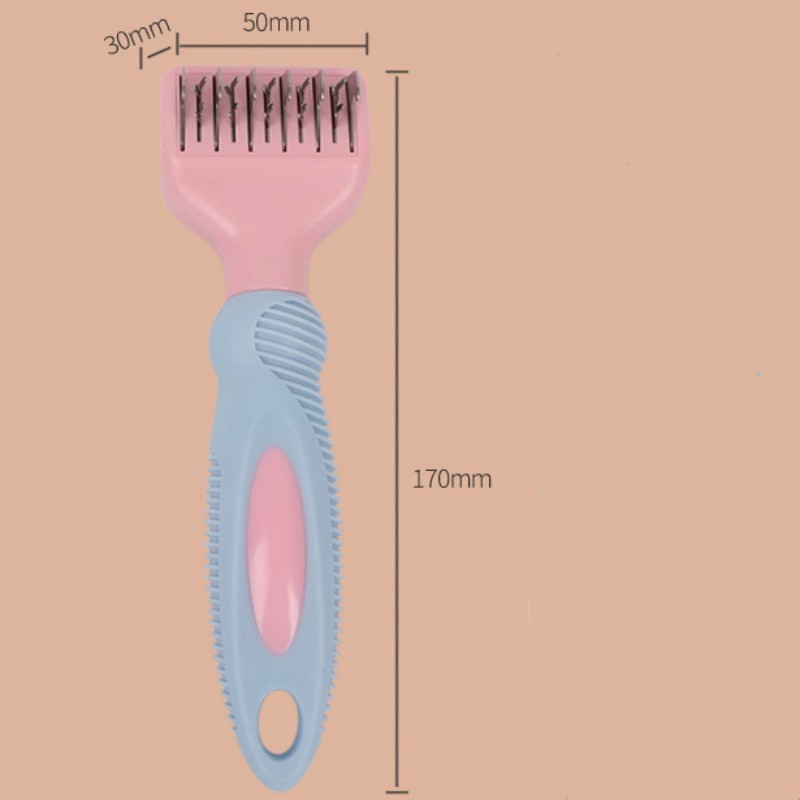 Transform Your Pet's Grooming Experience with Our Stainless Steel Grooming Knot Comb Brush Tool
