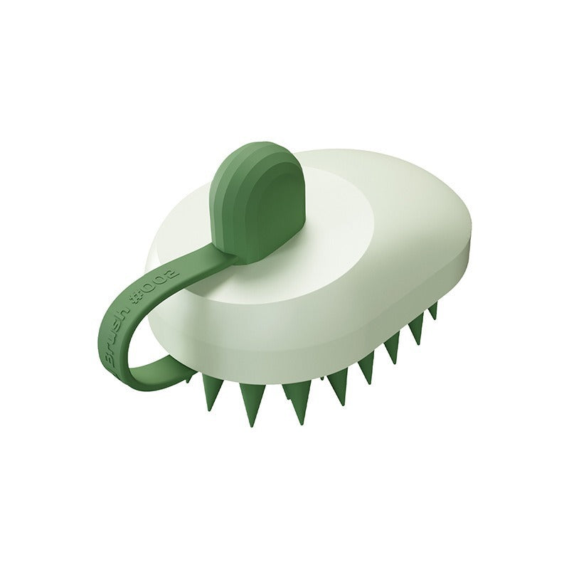 Soft Gel Pet Shampoo Massage Bath Brush Grooming Tool