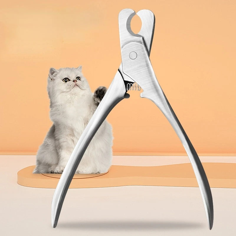 Pet Nail Clipper Stainless Steel Safety Grooming Tool
