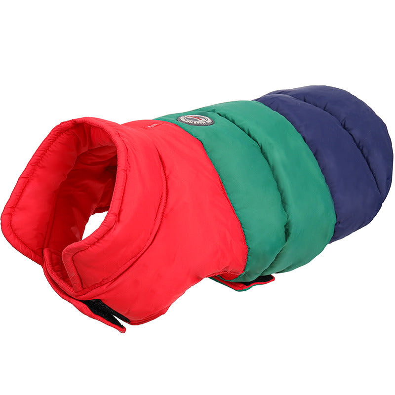 Warm Water Repellent Pet Down Jacket For Autumn Winter