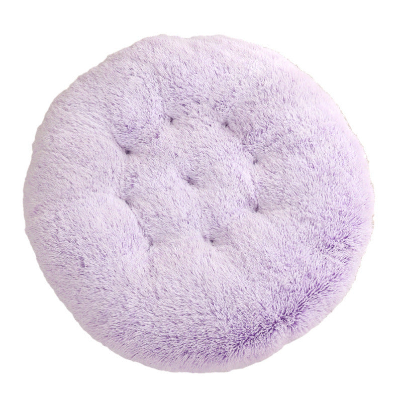 Round Plush Warm Pet Sleep Bed House