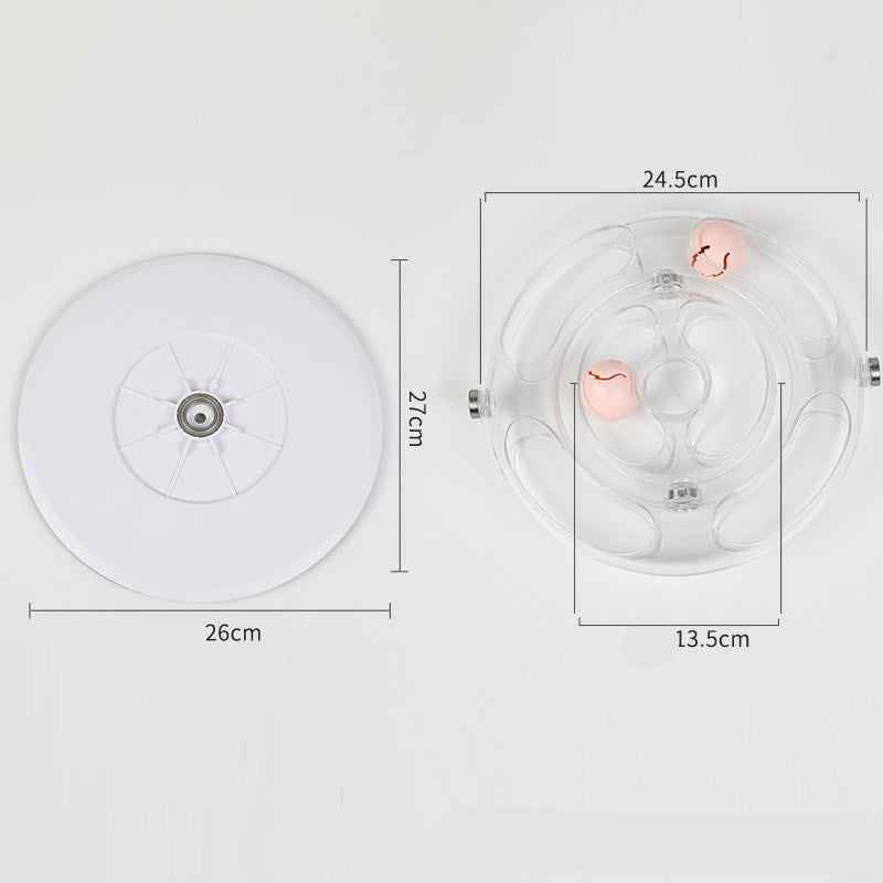 Rotating Educational Interactive Pet Turntable Toy