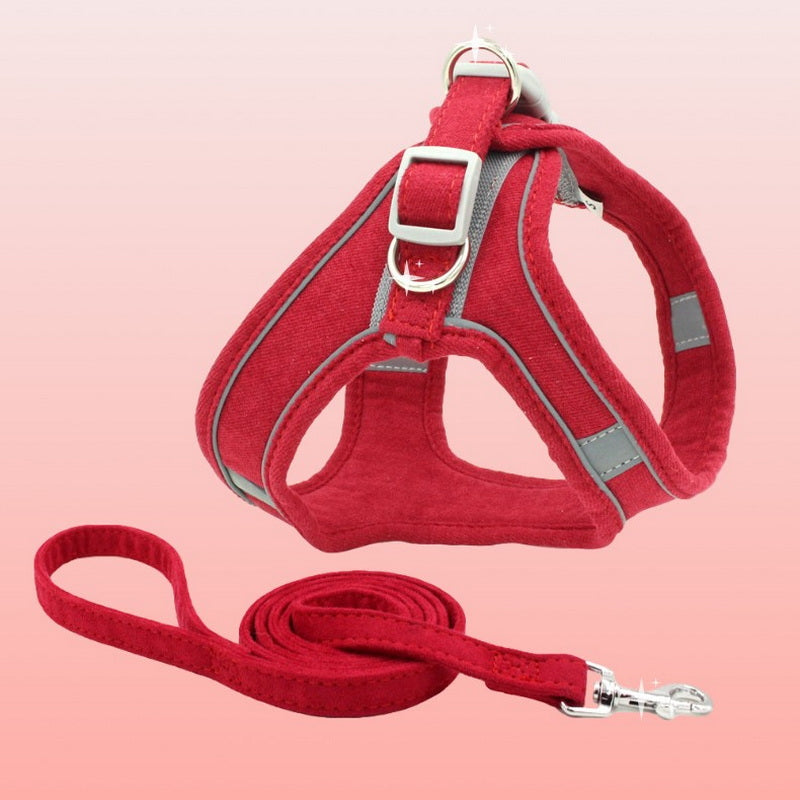 Vest Type Chest Pet Harness Leash