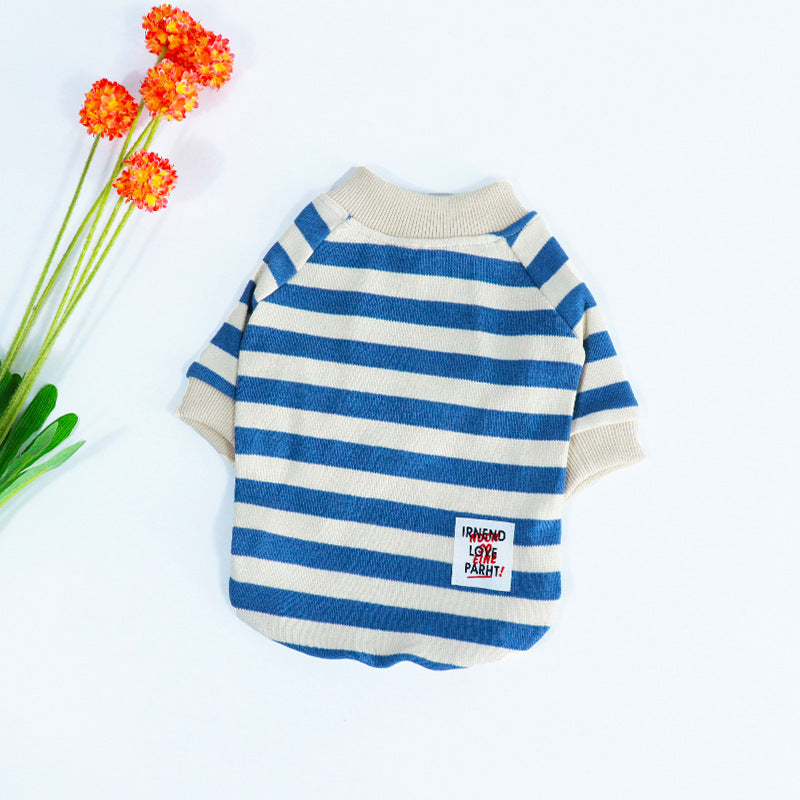Fall Winter Round Neck Pet T Shirt Apparel