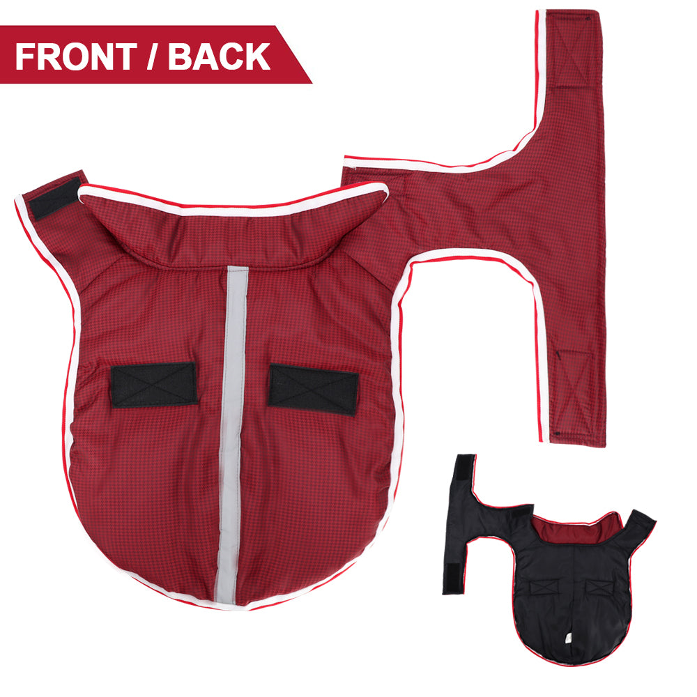 Warm Waterproof Pet Jacket For Autumn Winter Comfort