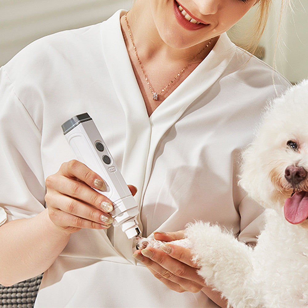 Pet High Power Automatic Nail Trimmer With Double Lamp
