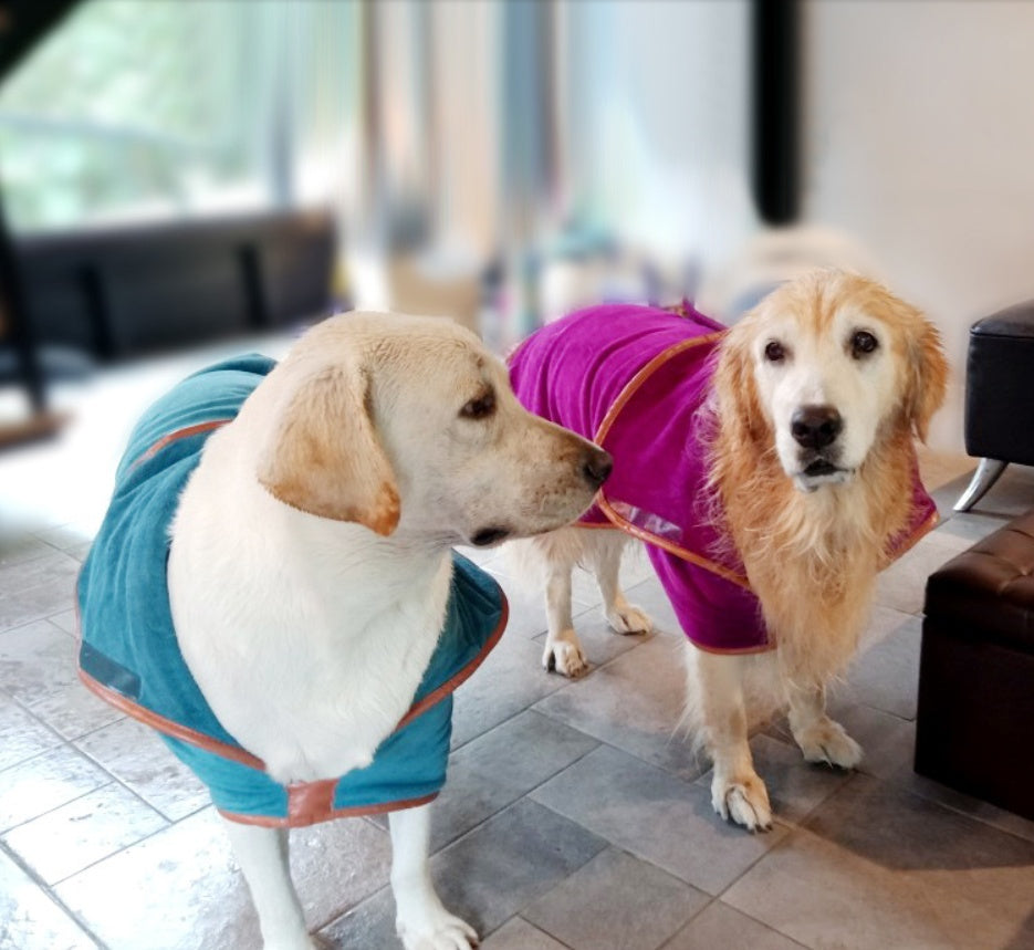 Quick Dry Absorbent Pet Bath Towel Clothing Wrap
