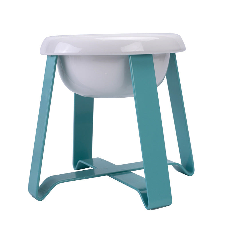 Anti-Slip Pet Feeding Bowl With Iron Stand Combo Set
