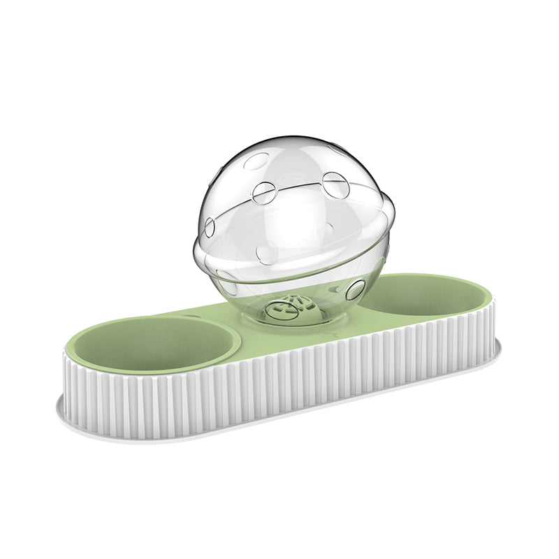 Automatic Pet Water And Food Feeding Bowl Dispenser