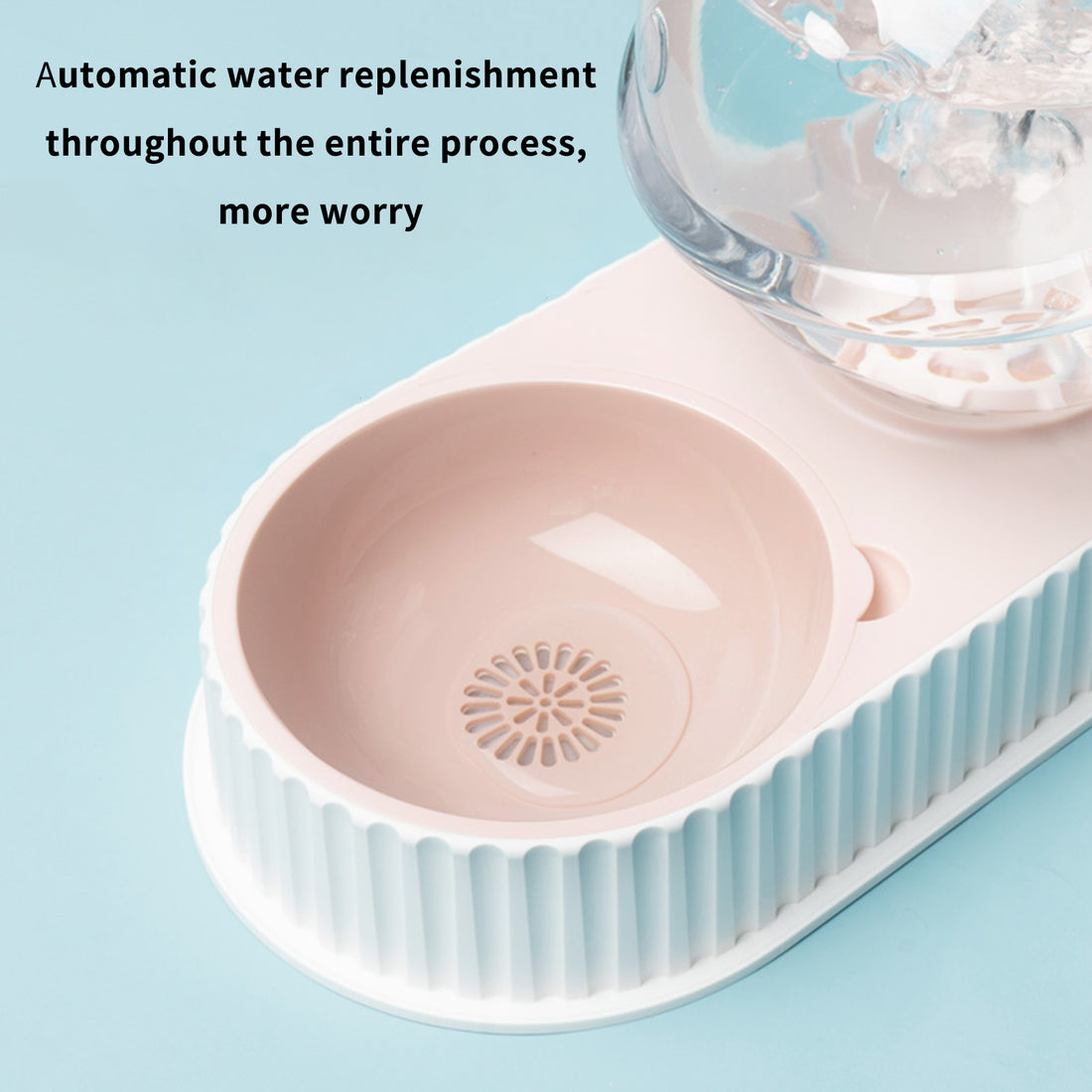 Automatic Pet Water And Food Feeding Bowl Dispenser