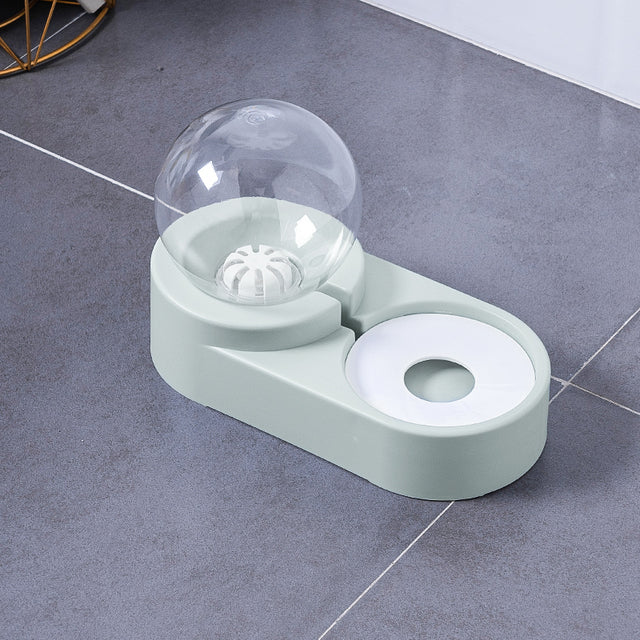 Automatic Bubble Ball Pet Food And Water Dispenser