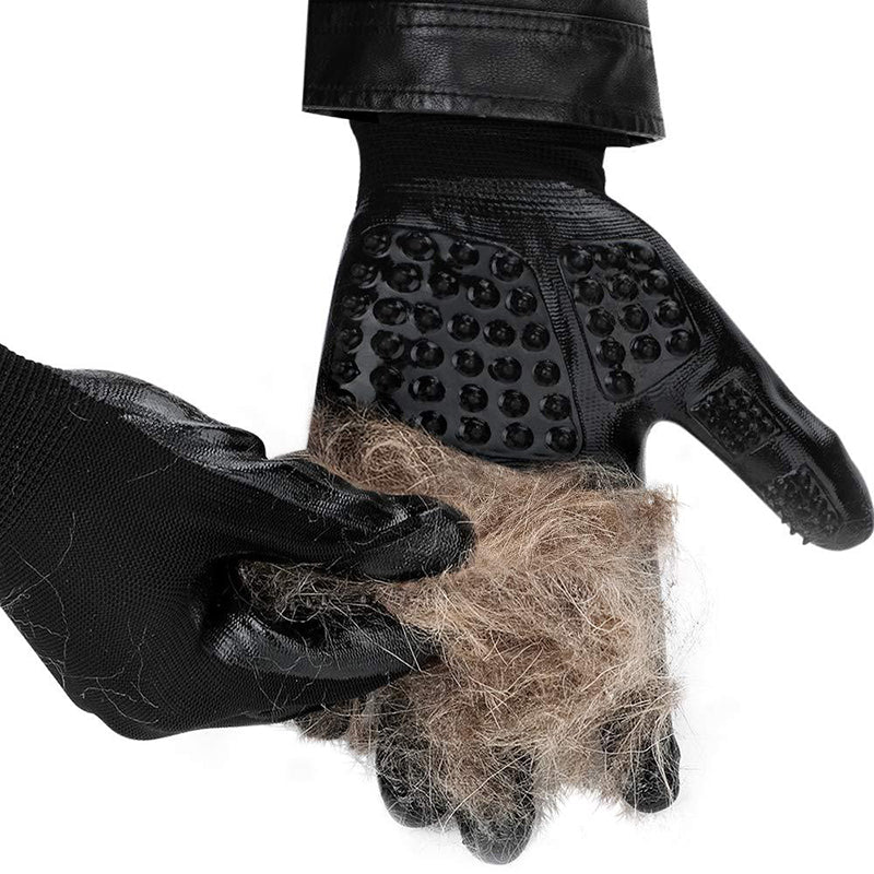 Pet Grooming Glove Hair Removal Massage Brush Tool