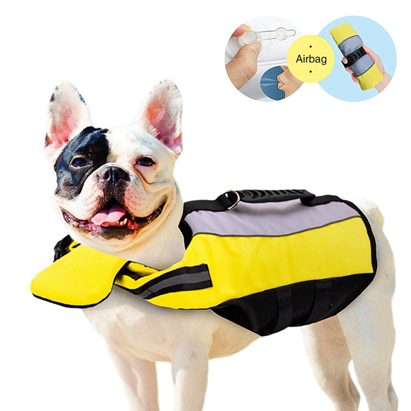 Reflective Nylon Airbag Pet Life Jacket