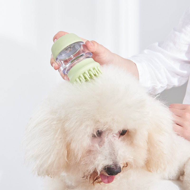 Multifunctional Pet Bath Massage Brush Comb Grooming Tool