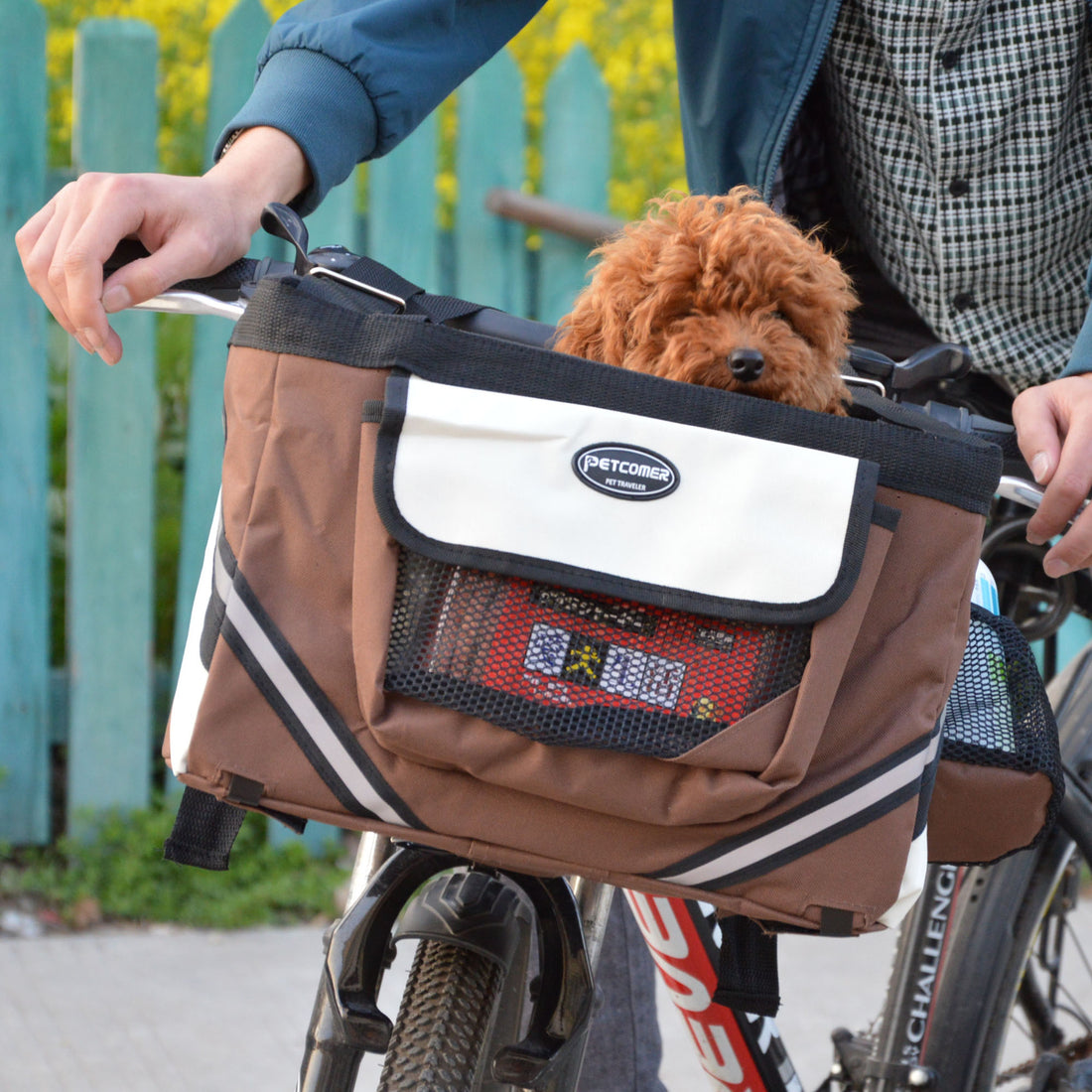 Pet Removable Bicycle Front Basket Carrier Bag