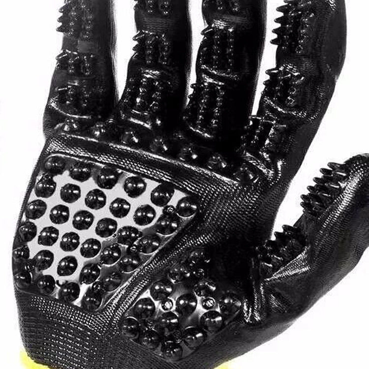Pet Grooming Glove Hair Removal Massage Brush Tool