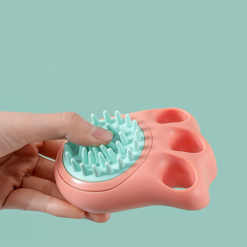 Pet Claw Bath Brush Massage Comb Grooming Tool
