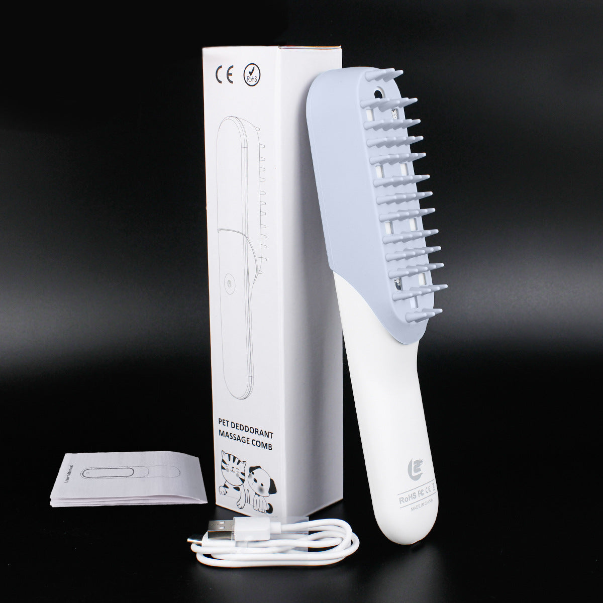 Pet Silicone Massage Grooming Comb Brush Tool