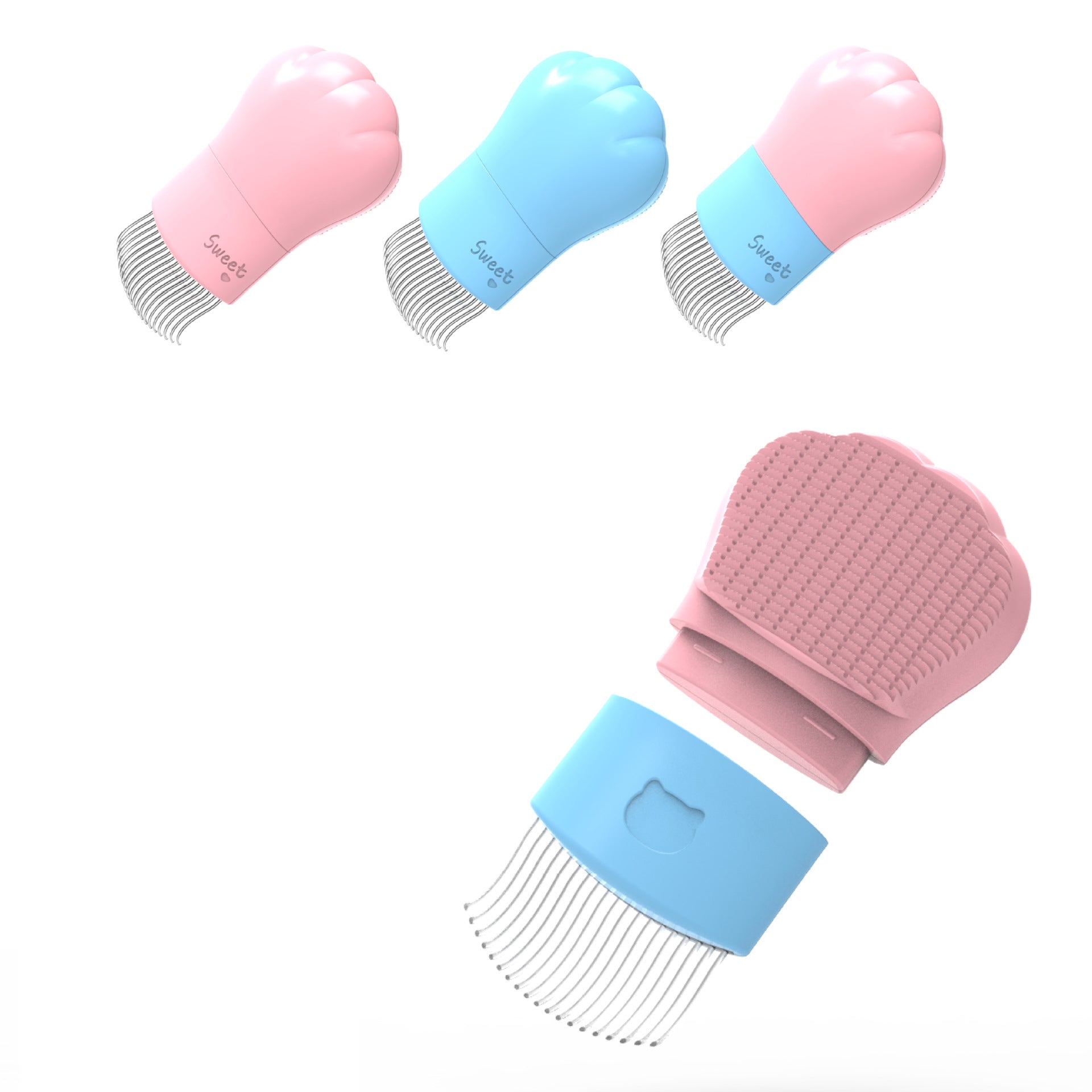 Pet Grooming Brush For Long And Short Hair Care