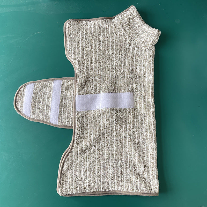 Absorbent Pet Bath Robe Towels Comfort Apparel Set