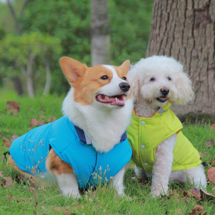 Thickened Waterproof Outdoor Pet Jacket Double Sided Reflective Safety