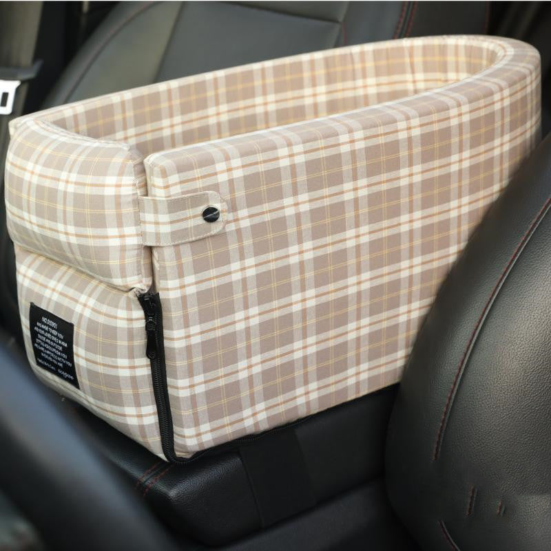 Pet Non-Slip Portable Car Seat Booster Carrier Bed