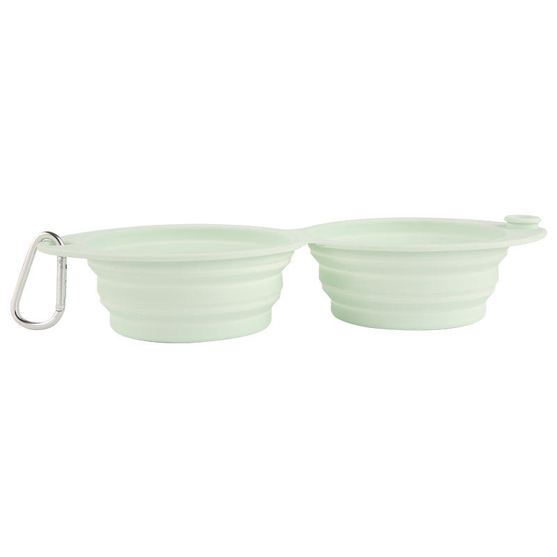 Portable Foldable Silicone Pet Feeding Bowl Outdoor