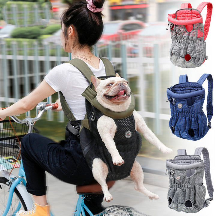 Pet Breathable Mesh Outdoor Travel Backpack Carrier Bag
