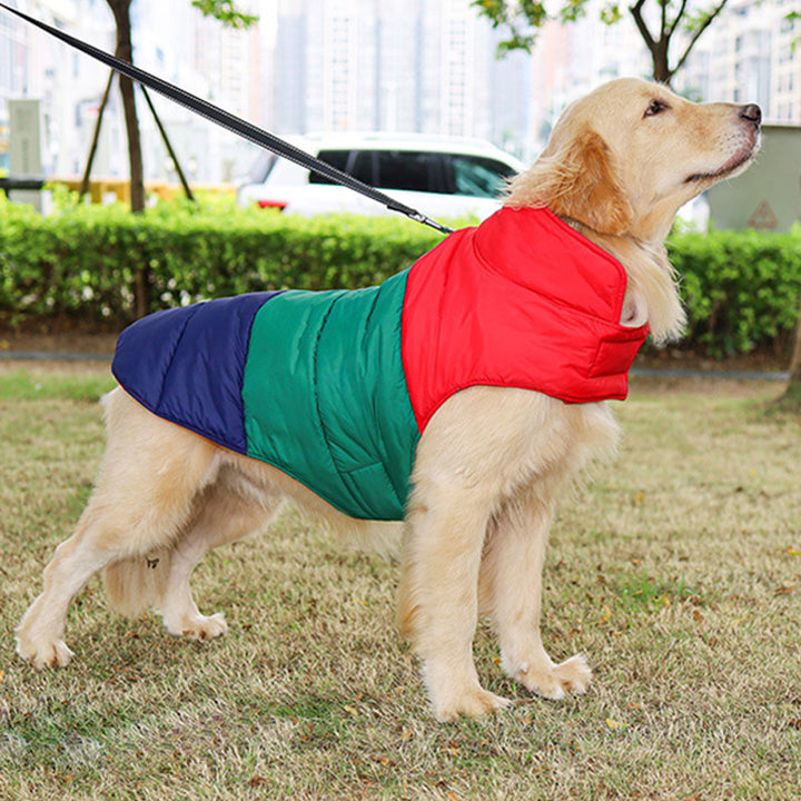 Warm Water Repellent Pet Down Jacket For Autumn Winter