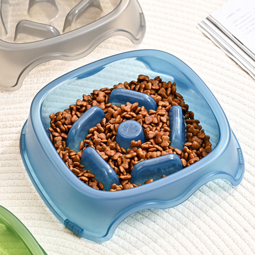 Anti-Choking Pet Slow Feeding Water Bowl Dispenser