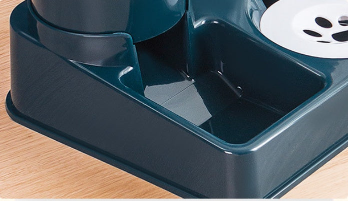 Pet Automatic Combined Food And Water Feeding Bowl Device