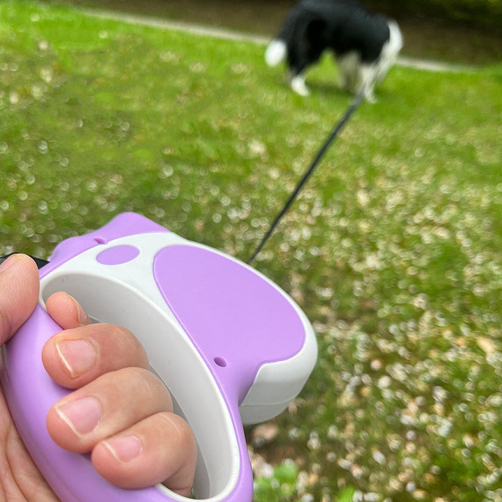 Retractable Lighted Pet Leash Rope