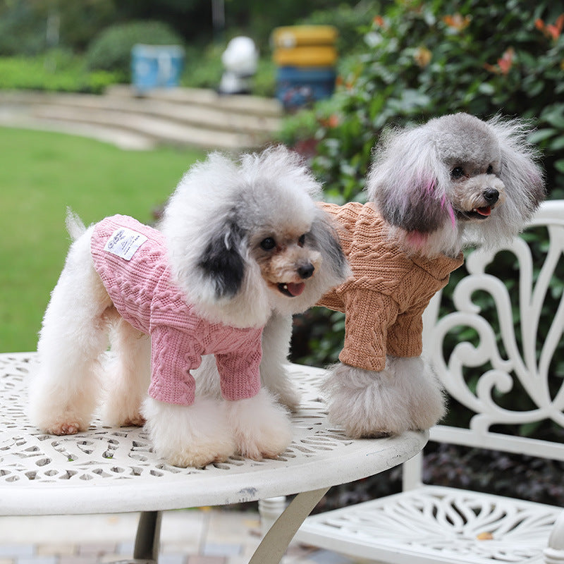 Warm Knitted Comfortable Pet Sweater Winter Apparel Clothing