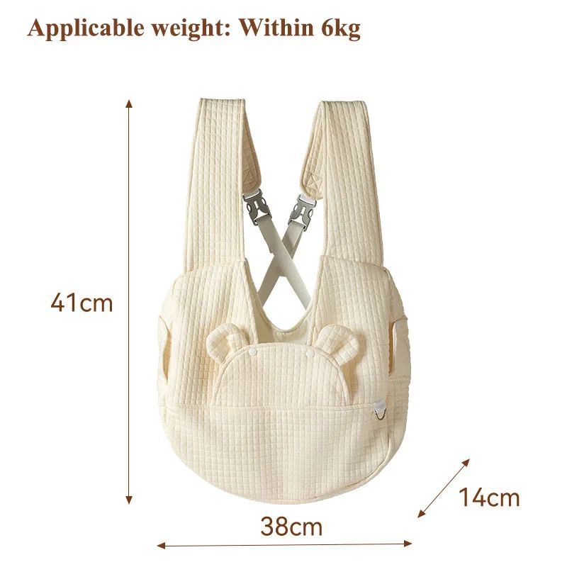 Pet Breathable Cross Design Comfort Backpack Carrier Bag