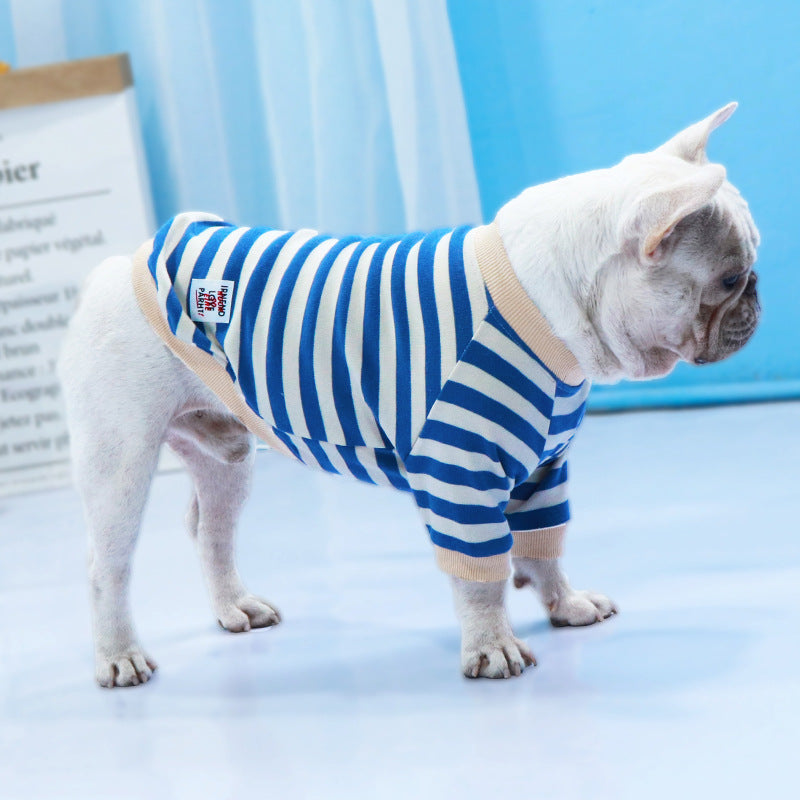 Fall Winter Round Neck Pet T Shirt Apparel