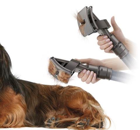 Pet Vacuum Grooming Brush Attachment Tool
