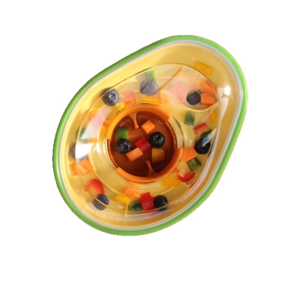 Pet Avocado Anti-Tumble Feeding Bowl