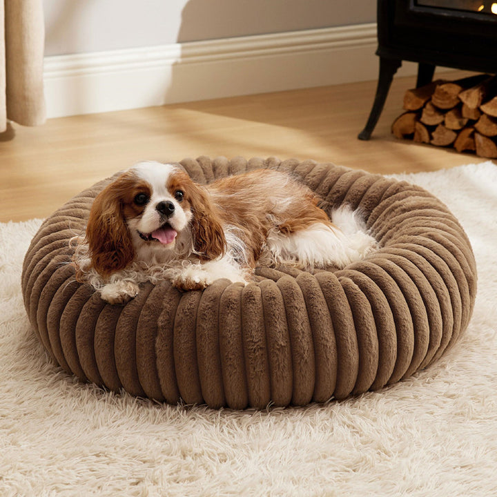 Plush Round Warm Pet Bed Fur Mat