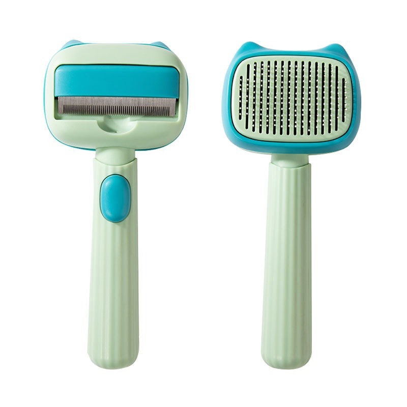 Pet Deshedding And Dematting Grooming Brush Tool