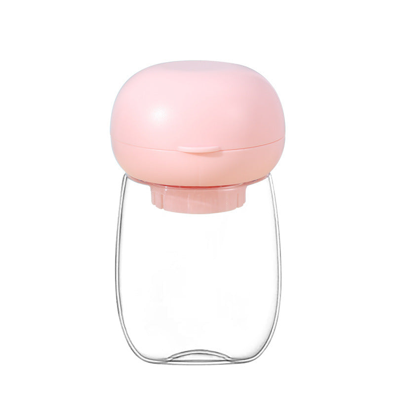 Portable Pet Travel Water Bottle Feeding Cup With Lanyard