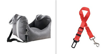 Pet Waterproof Portable Car Seat Carrier Basket Breathable Mesh
