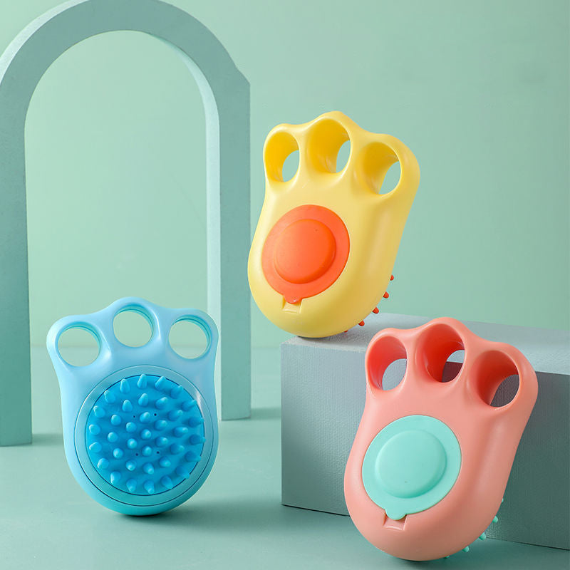 Pet Claw Bath Brush Massage Comb Grooming Tool