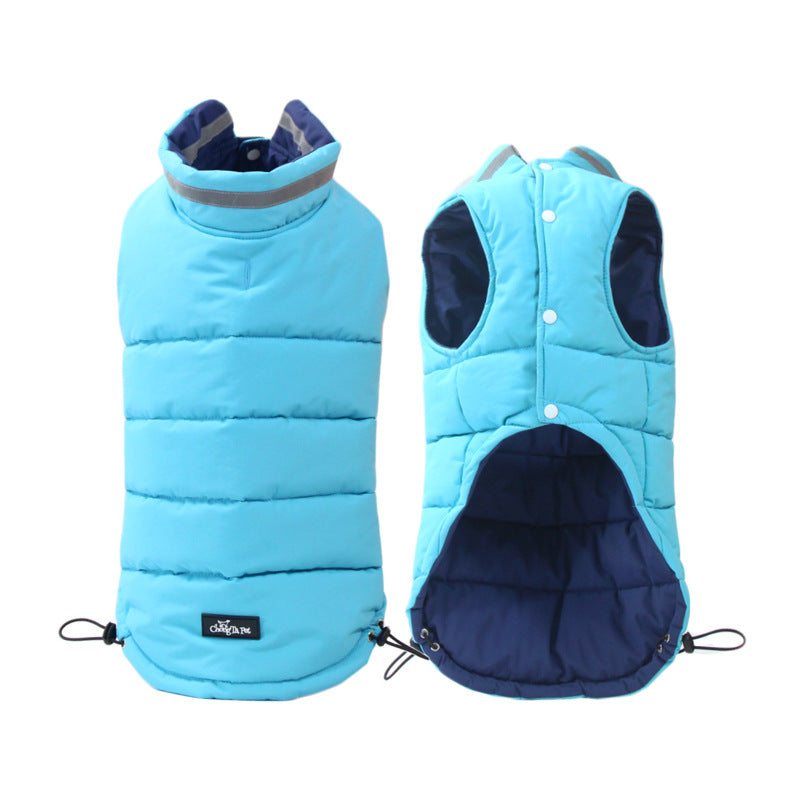 Thickened Waterproof Outdoor Pet Jacket Double Sided Reflective Safety