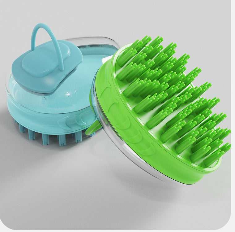 Pet Bath Massage Brush Grooming Rub Cleaning Tool