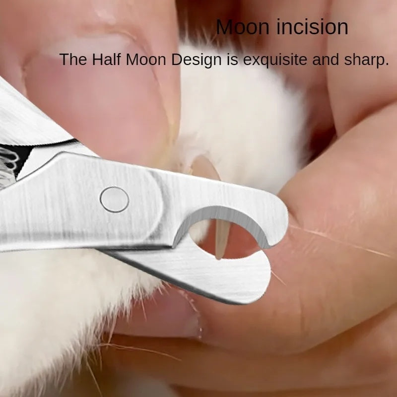 Pet Nail Clipper Stainless Steel Safety Grooming Tool