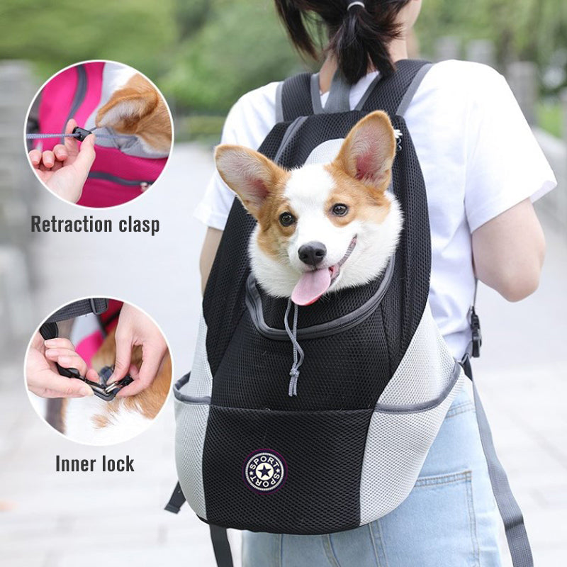 Pet Portable Outdoor Travel Backpack Carrier Bag