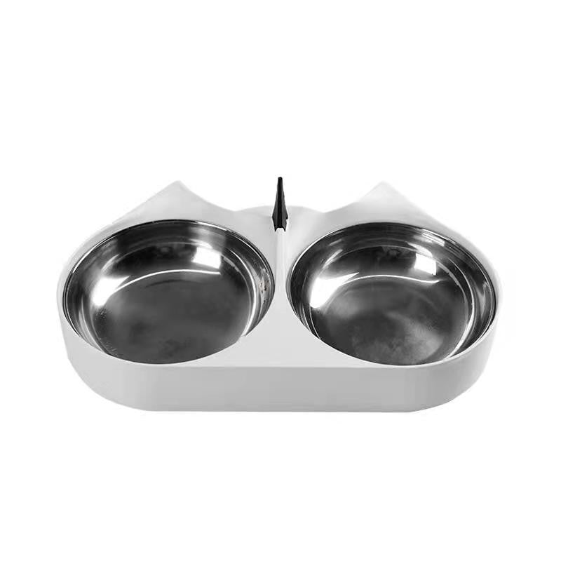 Capsule Automatic Pet Double Bowl Feeding System