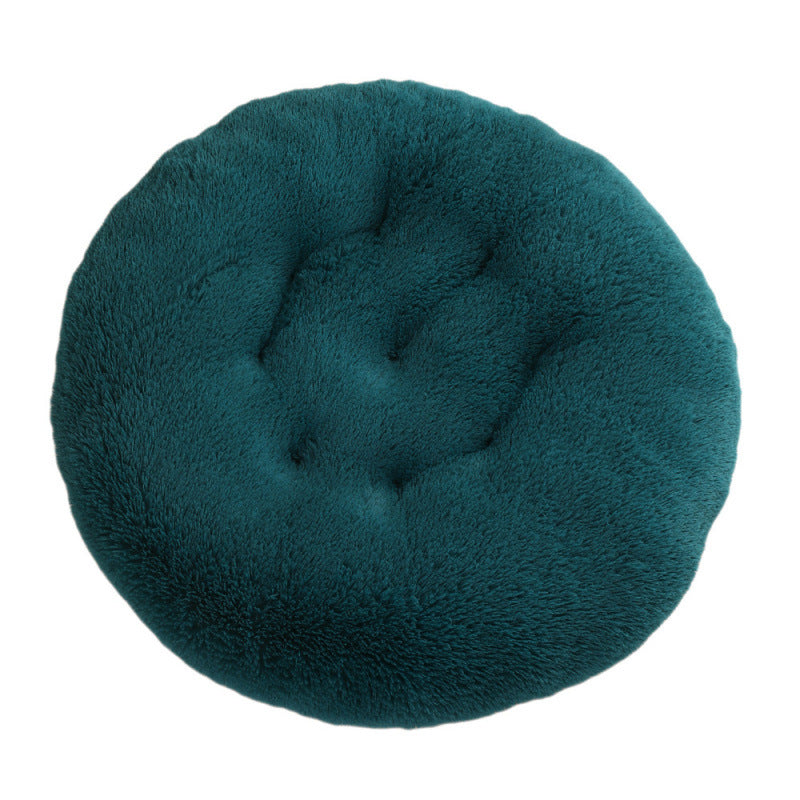 Round Plush Warm Pet Sleep Bed House