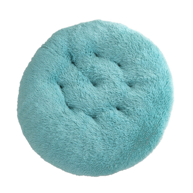 Round Plush Warm Pet Sleep Bed House
