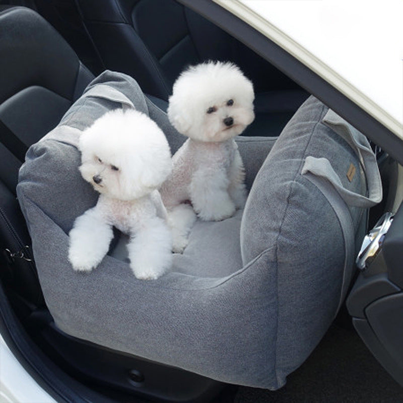 Pet Waterproof Portable Car Seat Carrier Basket Breathable Mesh